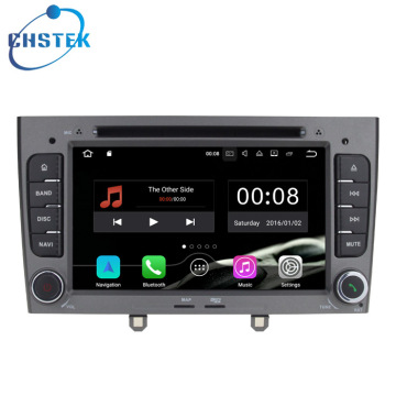 Gray Car Dvd Player Peugeot 308