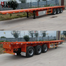 Tri-axle high bed platform container trailer