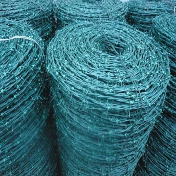 2016 High Quality PVC coated Barbed Wire