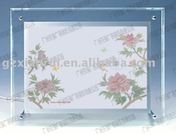 light box,Crystal Ultrathin Light Box,Crystal signage