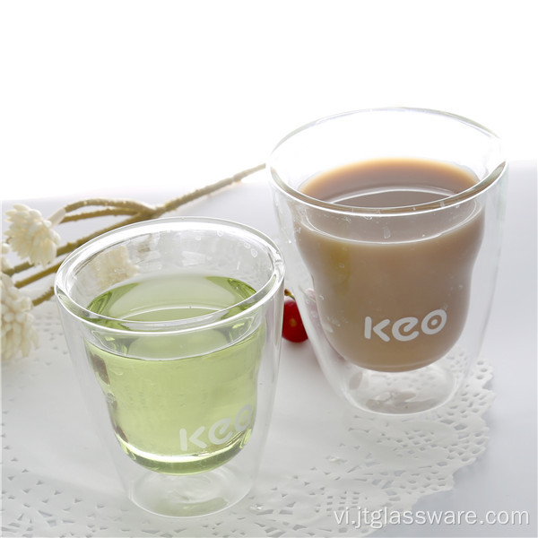 Hademade Clear Borosilicate Glass Coffee Mug