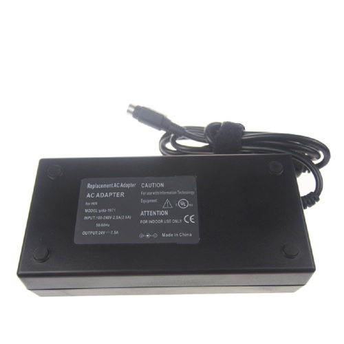 Chargeur d&#39;alimentation 24V 7.5A 4pin pour LED LCD