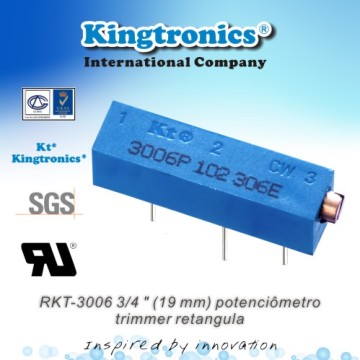 RKT-3006 3/4" (19 mm) Rectangular Trimming Potentiometer