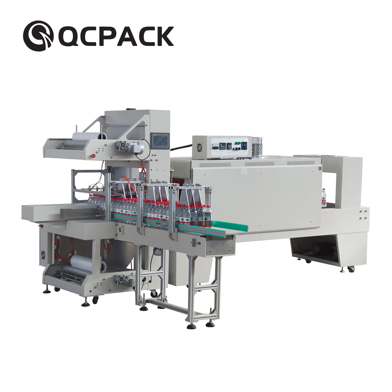 Automatic Drink Bottle Heat Shrink Wrapping and Water Bottle Packaging Machine