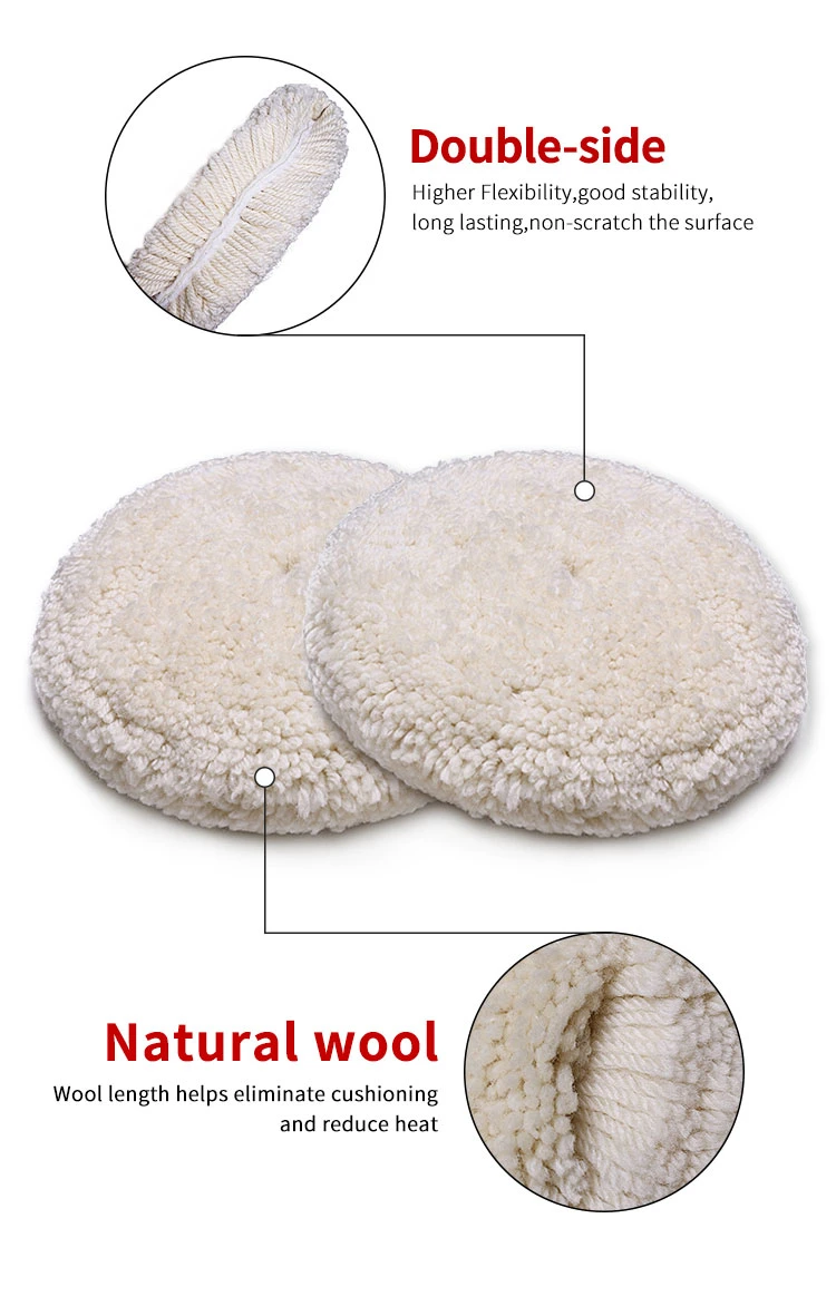 Wool Buffing Pads for Car Polishing