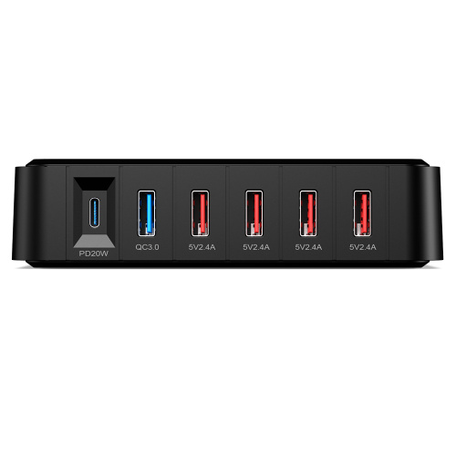 USB-Schnellladegerät 86W Multi-6port