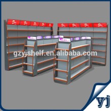Light duty four layers convenience store shelf/convenience store counter