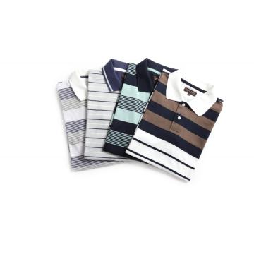 MEN'S YARN DYE RIB COLLAR GOLFERS