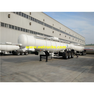 19000L 3 trục H2SO4 Xe tăng phân phối Semi-Trailers