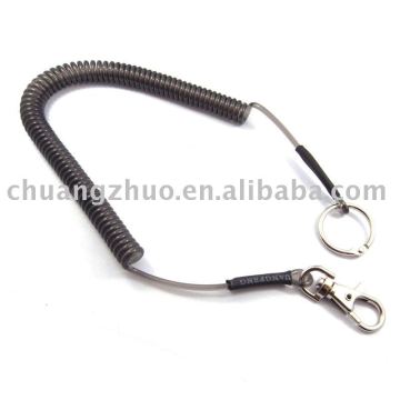 Fashion Plastic Spring Keychain / Key Holder