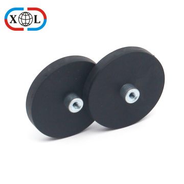 High Grade Neodymium Rubber Coated Pot Magnet