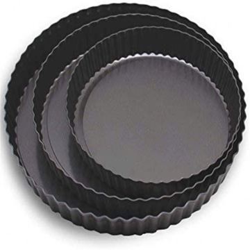 9 Inch Non-Stick Round Quiche Pan with Removable Bottom