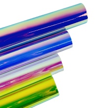 High-Quality Rainbow Holographic Opal Vinyl for DIY Crafts and Decor