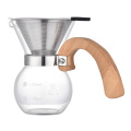 Pour Over Coffee Maker with Wooden Handle 200ML