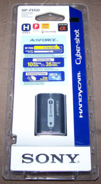 NP-FH50 NPFH50 Battery for Sony DCR-HX1 DCR-A380 DCR-A330 DCR-A230 DCR-DVD105