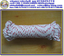 16 ply color nylon diamond braid rope / white pp diamond braided rope / diamond braid pp rope