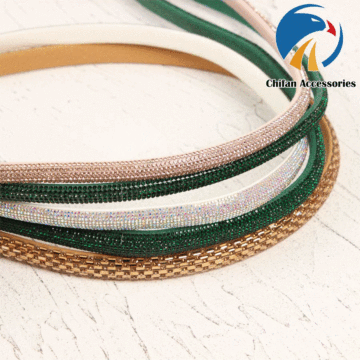 Semi-Circular Water Drill Drawstring Jewelry Accessory