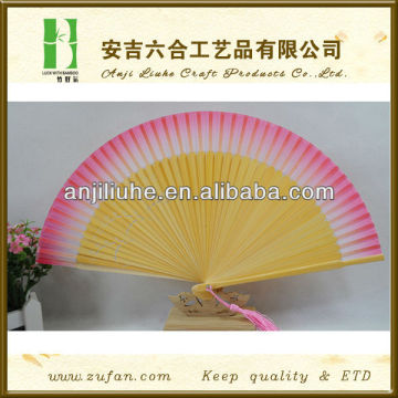 hot silk bamboo stage performance fan