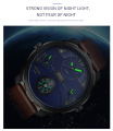 OULM 탑 럭셔리 스포츠 크로노 그래프 정품 가죽 시계 패션 남성용 시계 55mm 스몰 다이얼 라이트 쿼츠 손목 시계 reloj