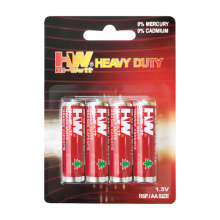 Heavy Duty AA Battery R6P 1.5V Metal Jacket