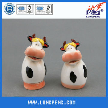 Ceramic Cow Salt and Pepper Shaker