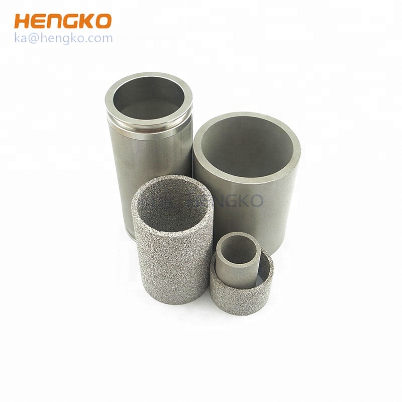 HENGKO Sintered Filter Filter Cylinder Stainless Steel Air Filtering Ordinary Product 0.2um-120um 3 Months ISO9001:2015 Provided