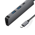 Mutiports-Schnittstelle 4-in-1-Konverter Typ-C-USB-Hub