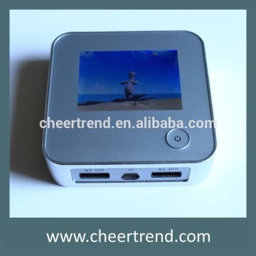2.4 inch screen video portable power pack