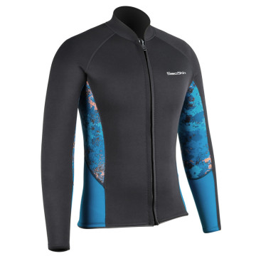 Zip dada seaskin 2mm 3mm neoprene wetsuits top