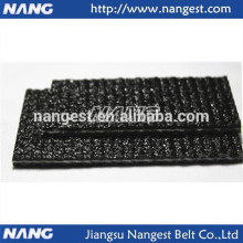 baggage handing black conveyor belt