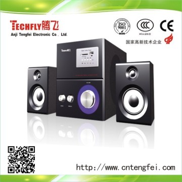 USB SD function 2.1 amplifier computer multimedia speaker for pc/phone/dvd/vcd use