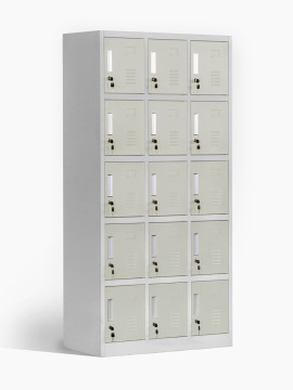 5 Tier Box Lockers Gray
