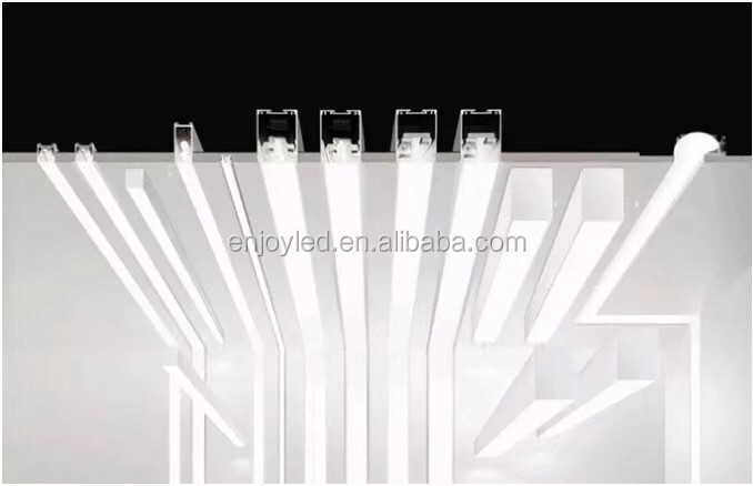 Trimless LED profiles, anodized silver alu profile, led corner channel for strips light