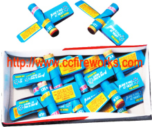 Night Flying Plane Fireworks