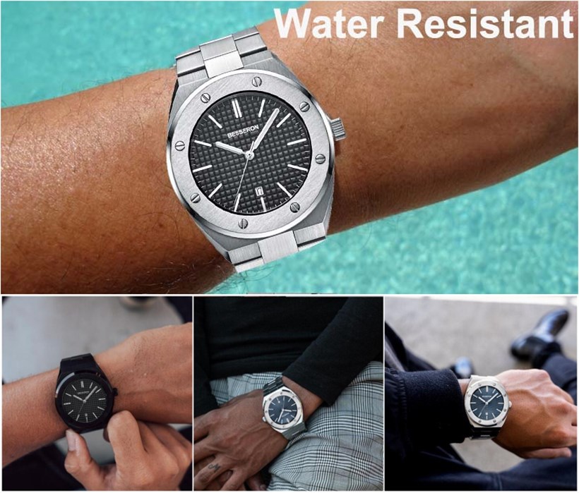 2020 Luxury Brand Men Quartz Watches Metal Band Waterproof Casual Wrist Watches for Man Sport Outdoor Clock