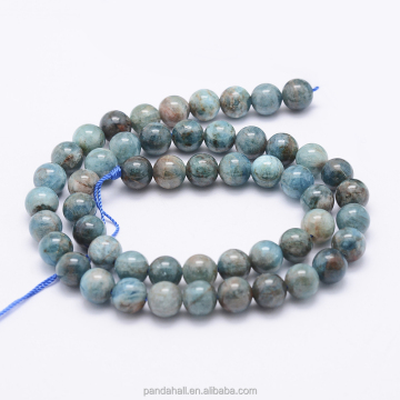 Shop Pandahall 8mm Round Natural Apatite Beads Online