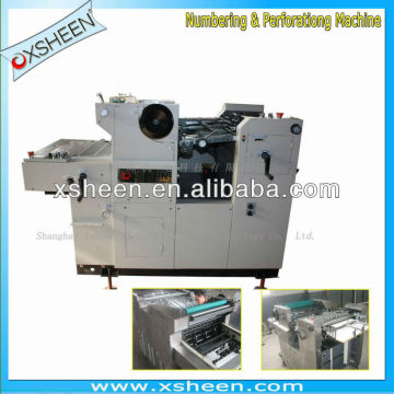 numbering and perforating machine, printing numbering machine, perforating printing numbering machine