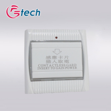 Energy saving switch with room No. indentification function rfid energy saver switch