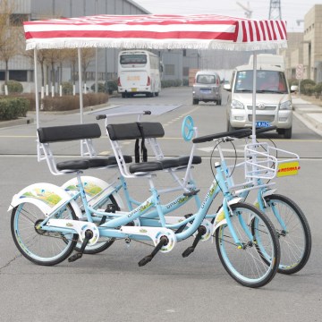 Affordable Four Person Tandem Surrey Bikes for Tourists