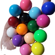 25mm Solid Acrylic Round Beads without Holes