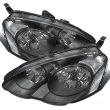 Auto Headlamp for Acura RSX 2002-2004 Black Headlamp