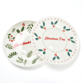 โลโก้ Custom Christmas Christmas Custom Double Cake Plates