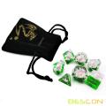 Bolsa de maquillaje DND Dice Storage Pouch de mazmorras D20 para jugadores de juegos de rol