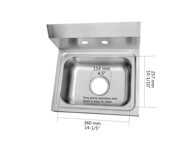 The characteristics of stainless steel wash basin