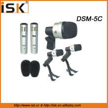 5 piecesHigh Quality Drum Microphones Set