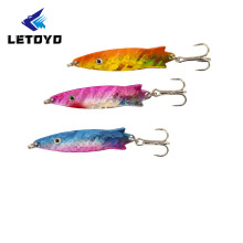LETOYO 7g Curved Surface Spinner Sinking Metal Spoon Lure