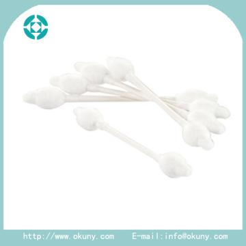 Cheap baby care/baby use plastic stick cotton swabs