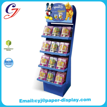 New Style Custom Toy Display Factory Direct Sale Rack Cardboard Floor Toy Display Rack