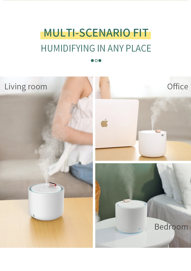 Amazon Top Seller Best Mini Humidifier Portable 350ml Wireless Cool Mist Nebulizer Car USB Ultrasonic Air Humidifier