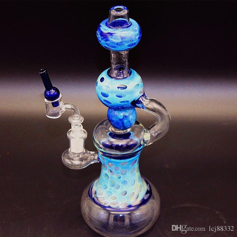 Bong!New Multi colour Glass Water Pipes Fab Egg with Matrix Perc 14.5mm Female Joint Oil Rigs Glass Bongs